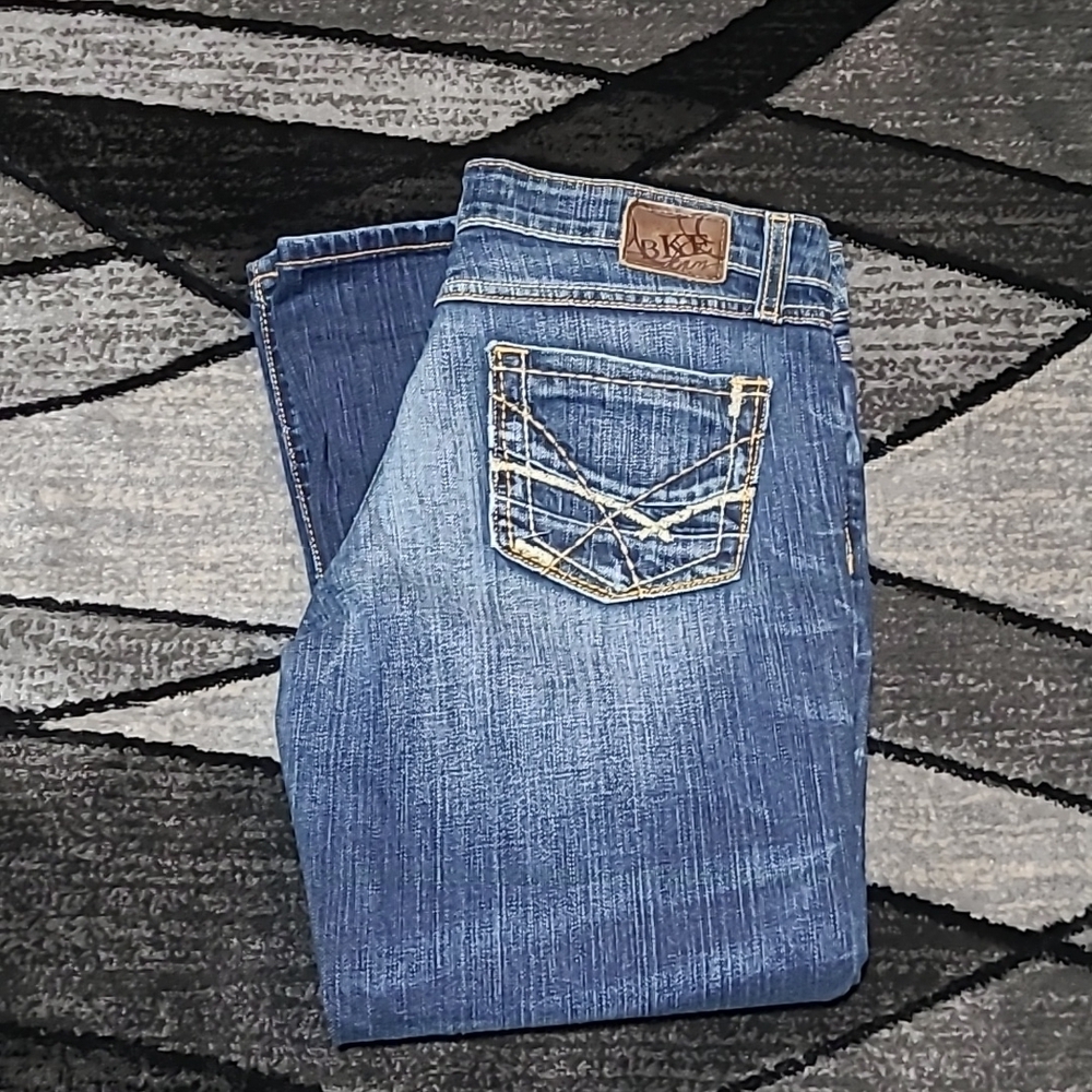 BKE TENLEY STRETCH CROP DENIM JEAN